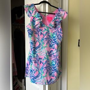 Lilly Pulitzer Linwood Romper in Lilac Rose Just a Lil Jelly